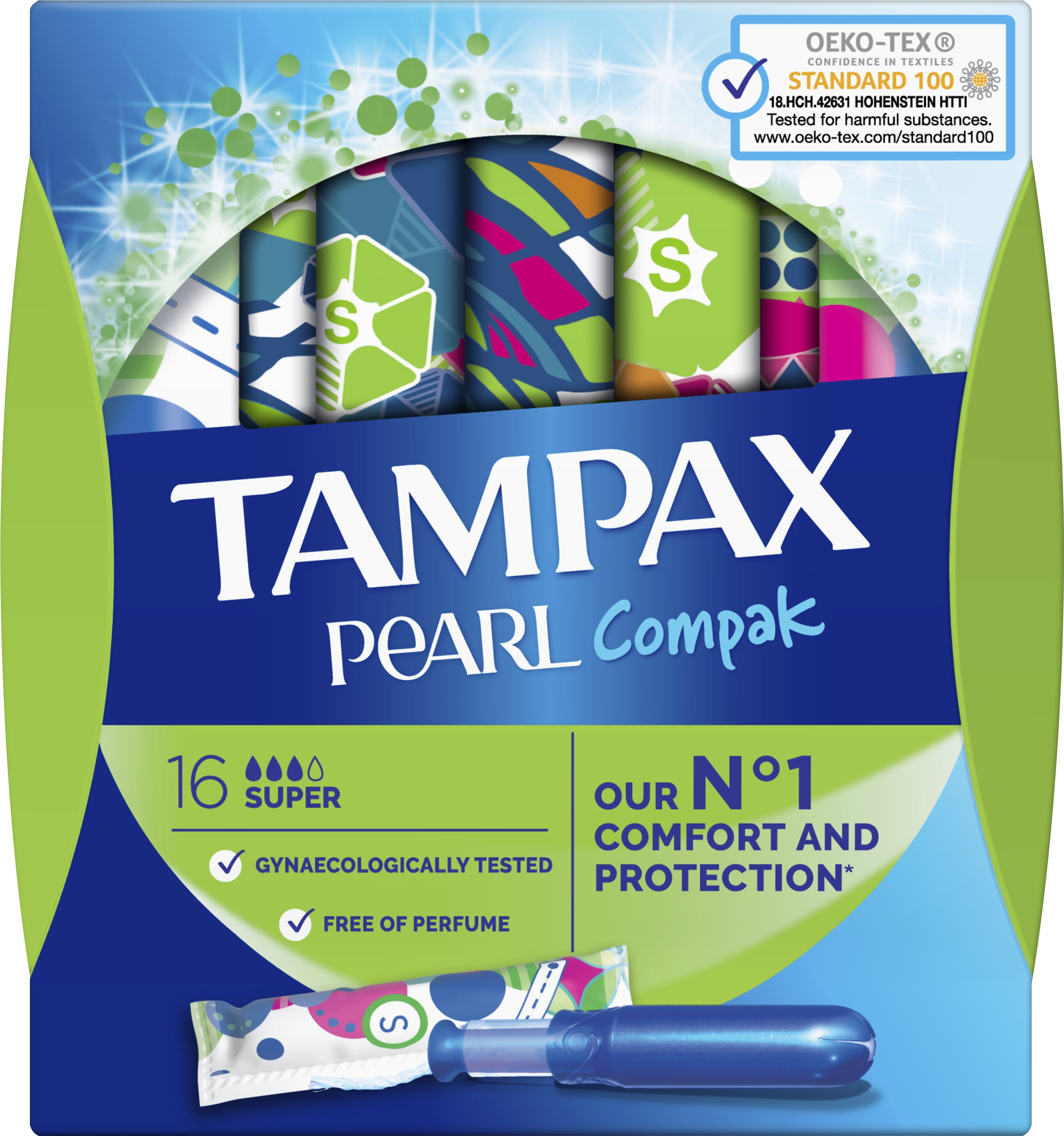 Tampon TAMPAX Compak Pearl Super tampon (16 db)