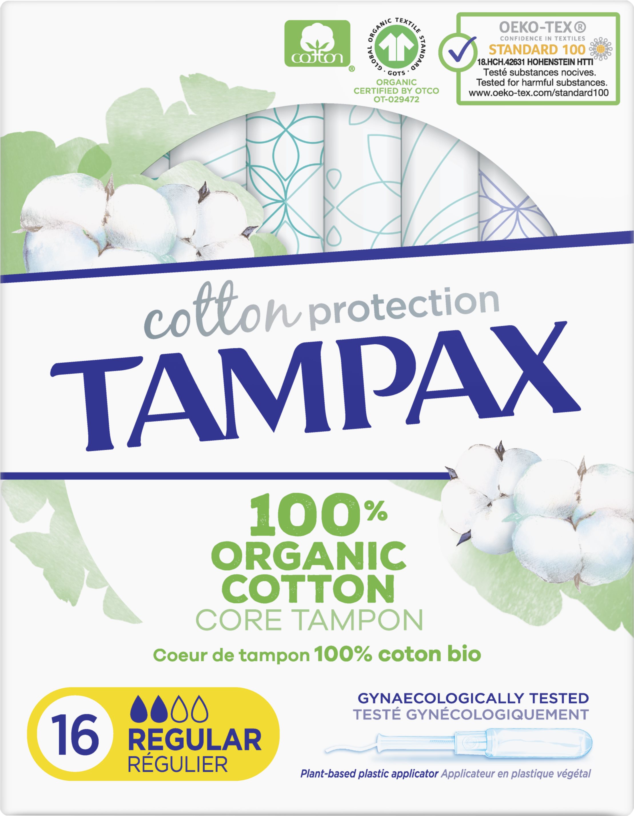 TAMPAX Cotton Protection Regular 16 db