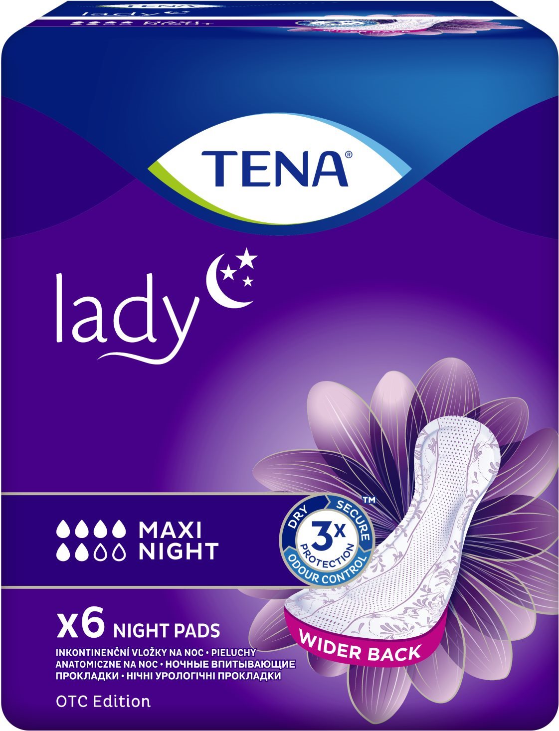 Inkontinencia betét TENA Lady Maxi Night 6 db