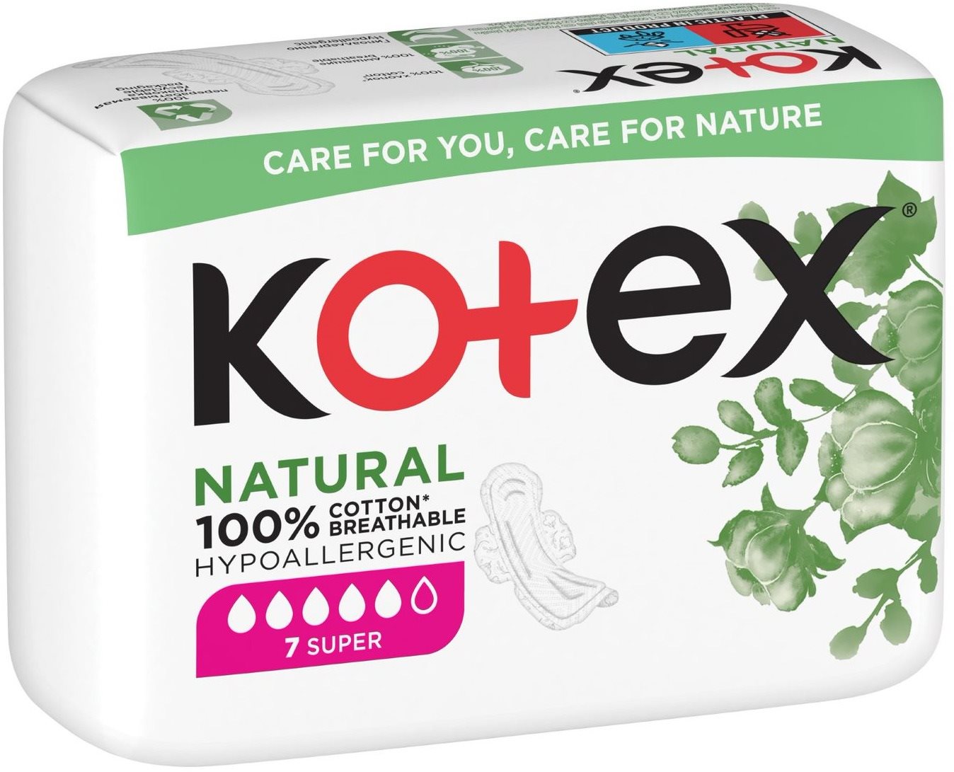 KOTEX Natural Super 7 darab
