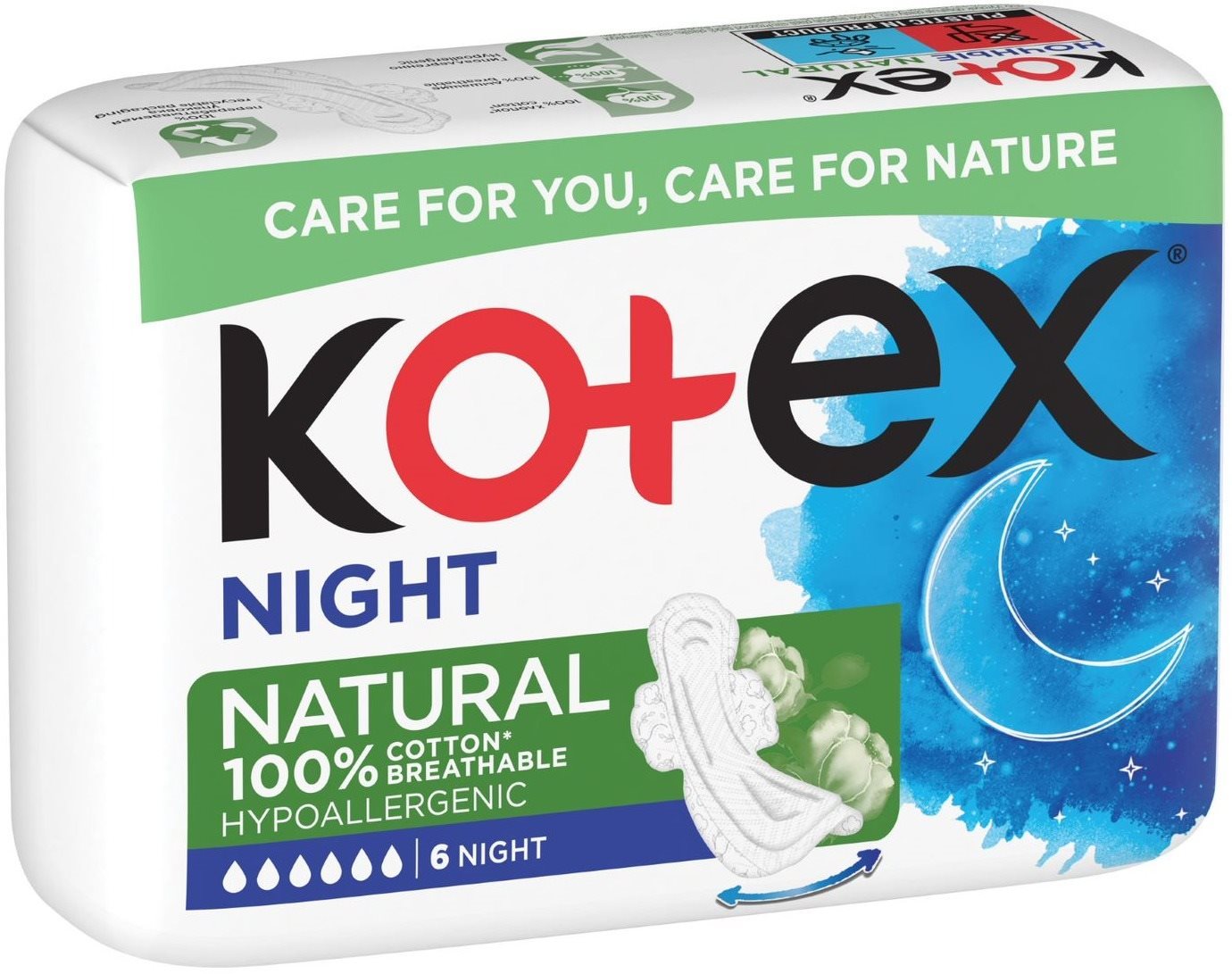 KOTEX Natural Night 6 darab