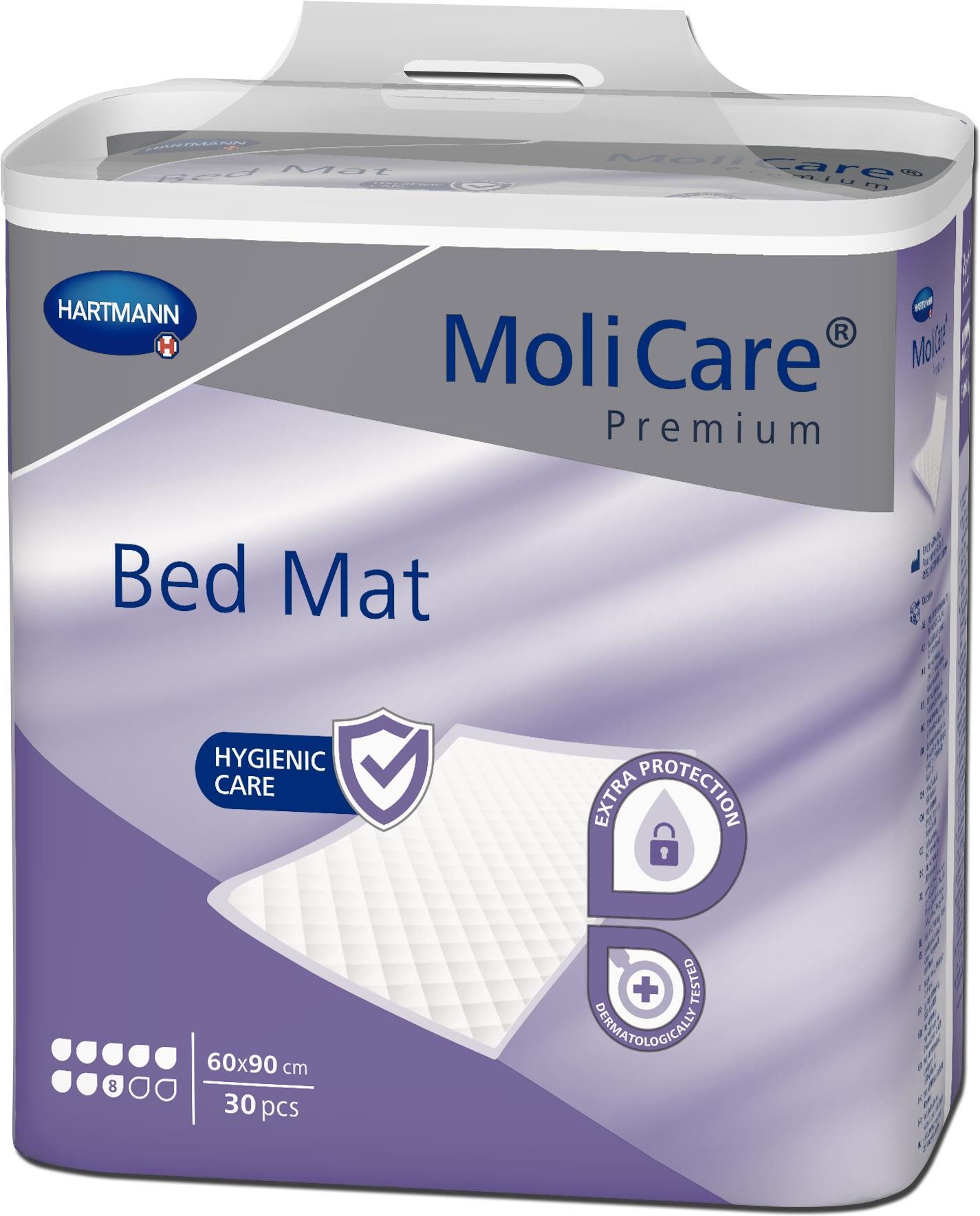 MoliCare Bed Mat 8 csepp 90 x 60 cm, 30 db