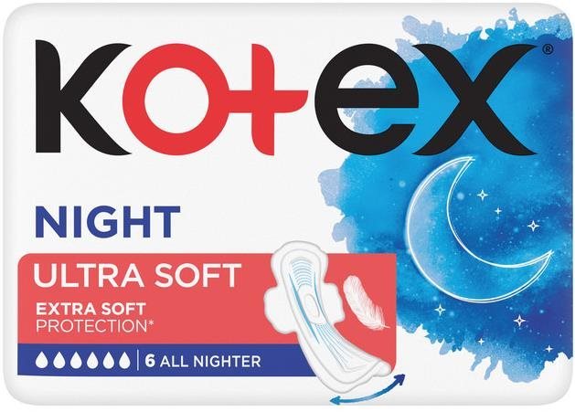 KOTEX Ultra Soft Night 6 db