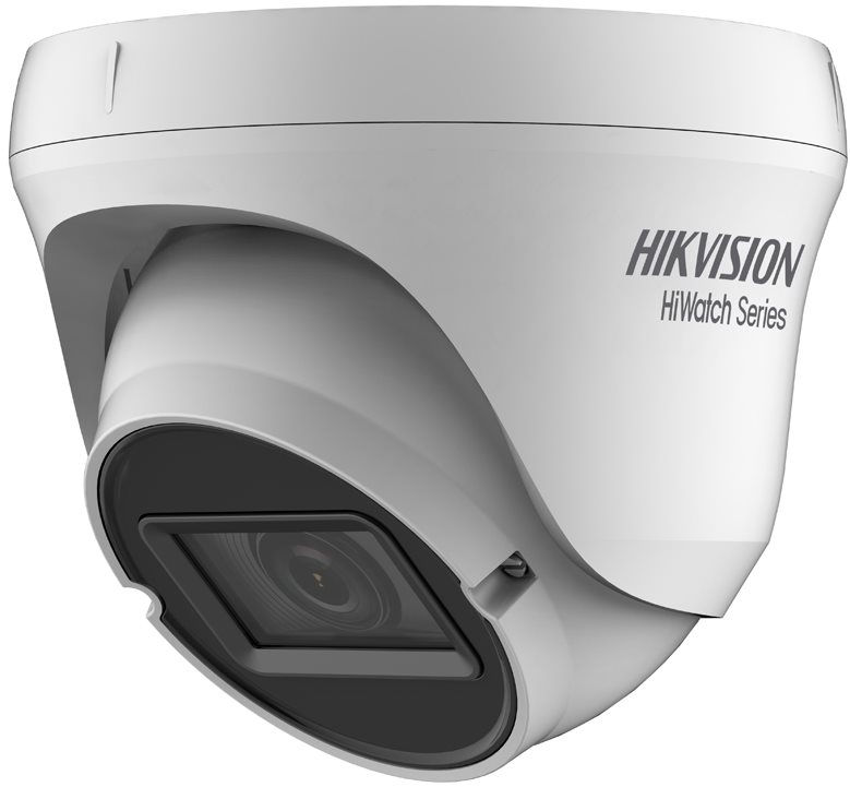 HikVision HiWatch HWT-T340-VF (2,8 - 12 mm), analóg, 4 MP, 4 az 1-ben, kültéri Turret, fém / műanyag