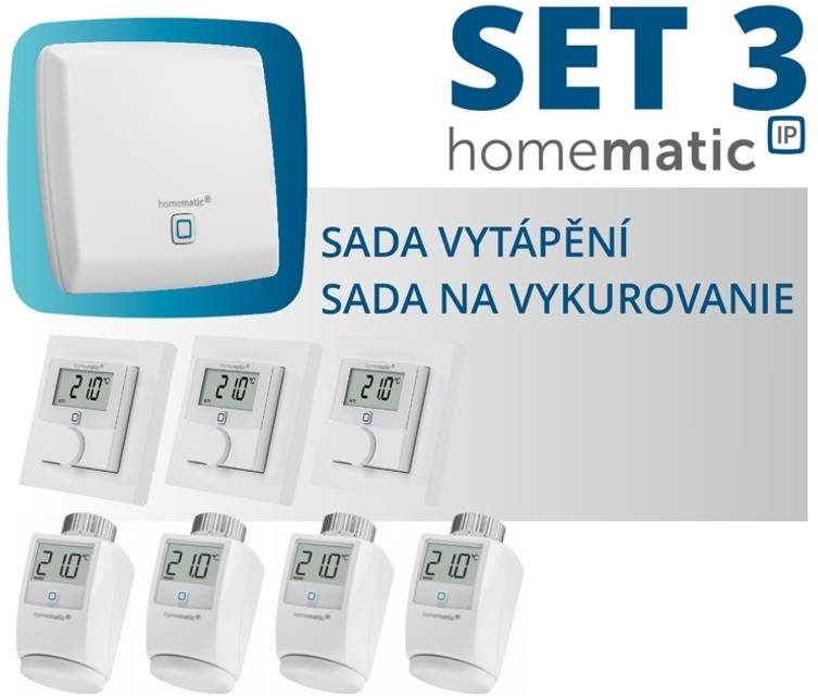 Homematic IP Homematic IP (3+1 lakás) - HmIP-SET3 Fűtésszabályozó készlet