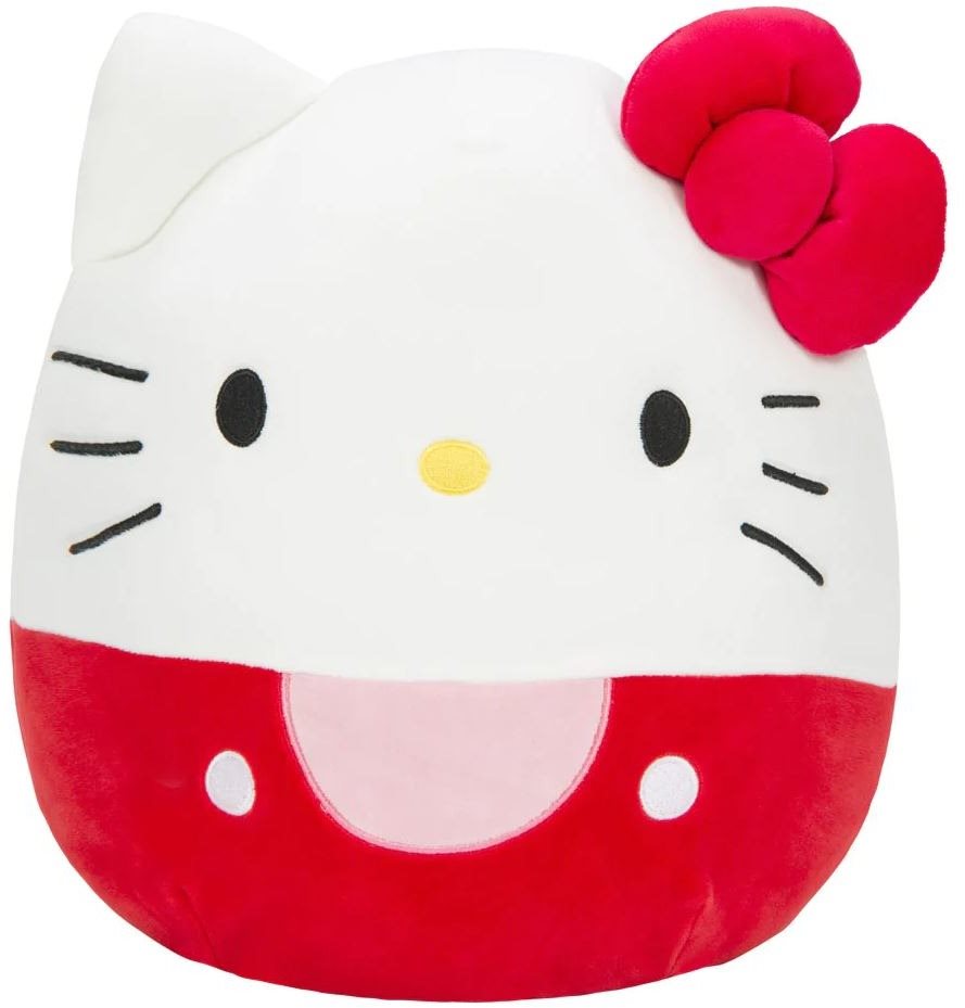 Squishmallows Hello Kitty piros, 30 cm
