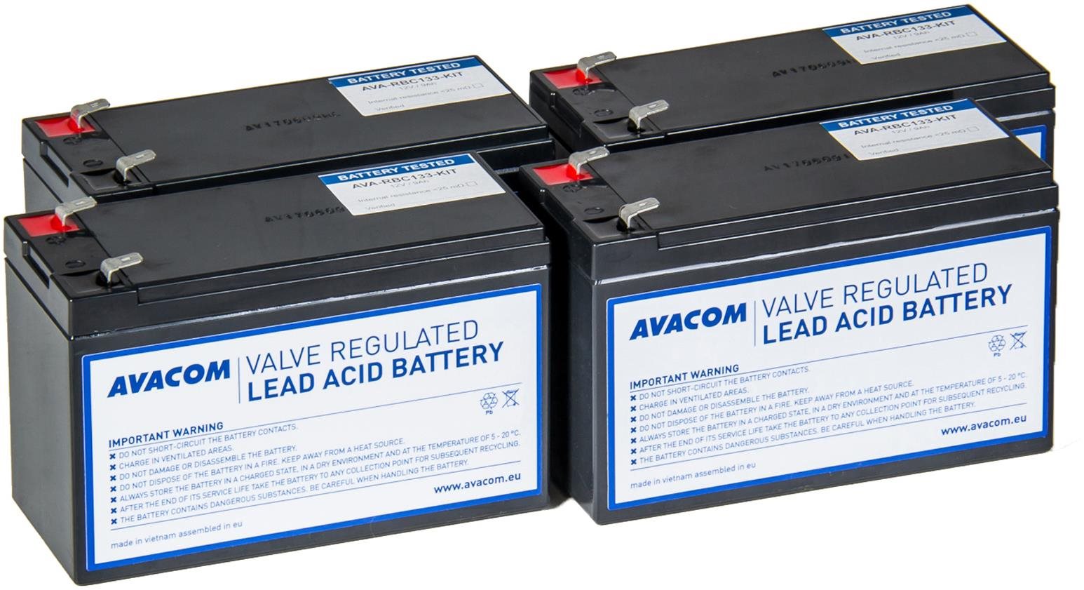 Avacom akkumulátor felújító készlet RBC133 (4db akkumulátor)