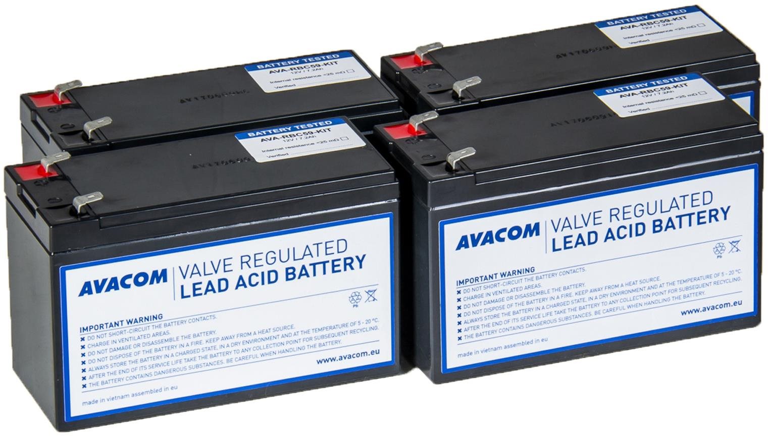 Avacom Akkumulátor felújító készlet RBC59 (4 db akkumulátor)