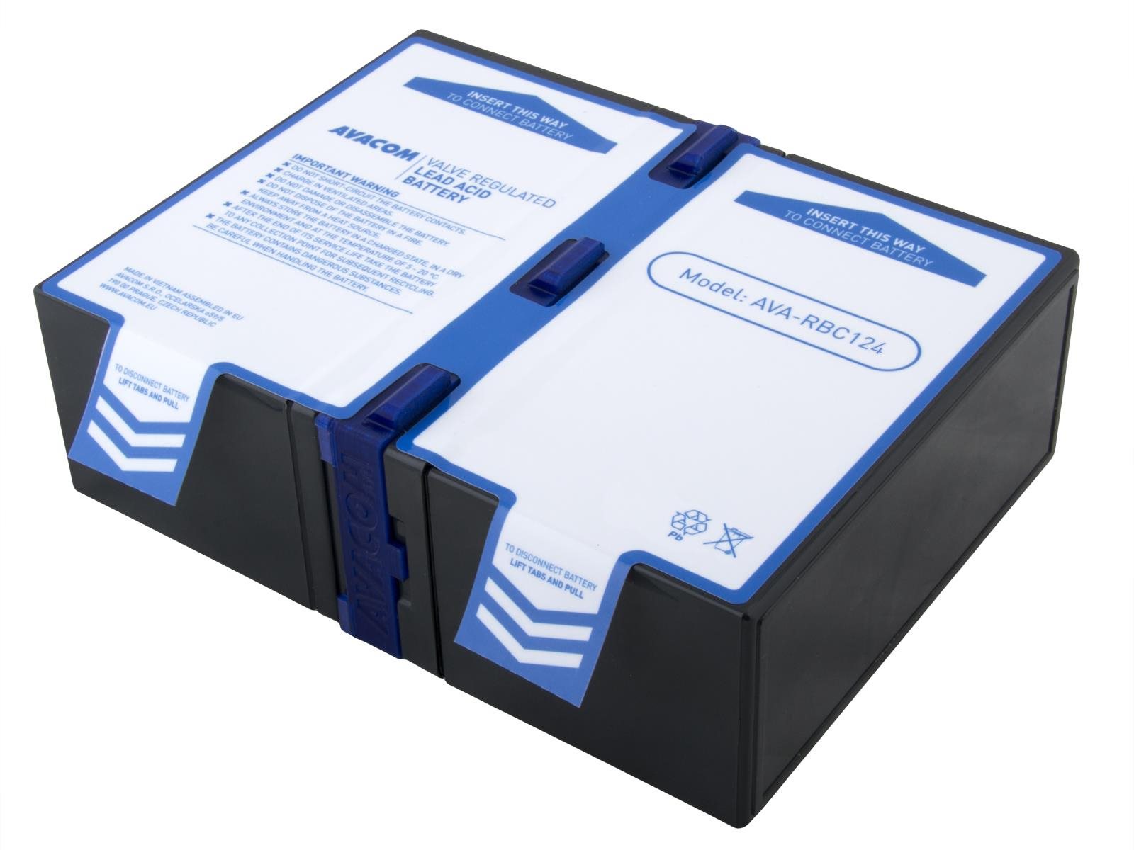 Avacom RBC124 csere UPS akkumulátor