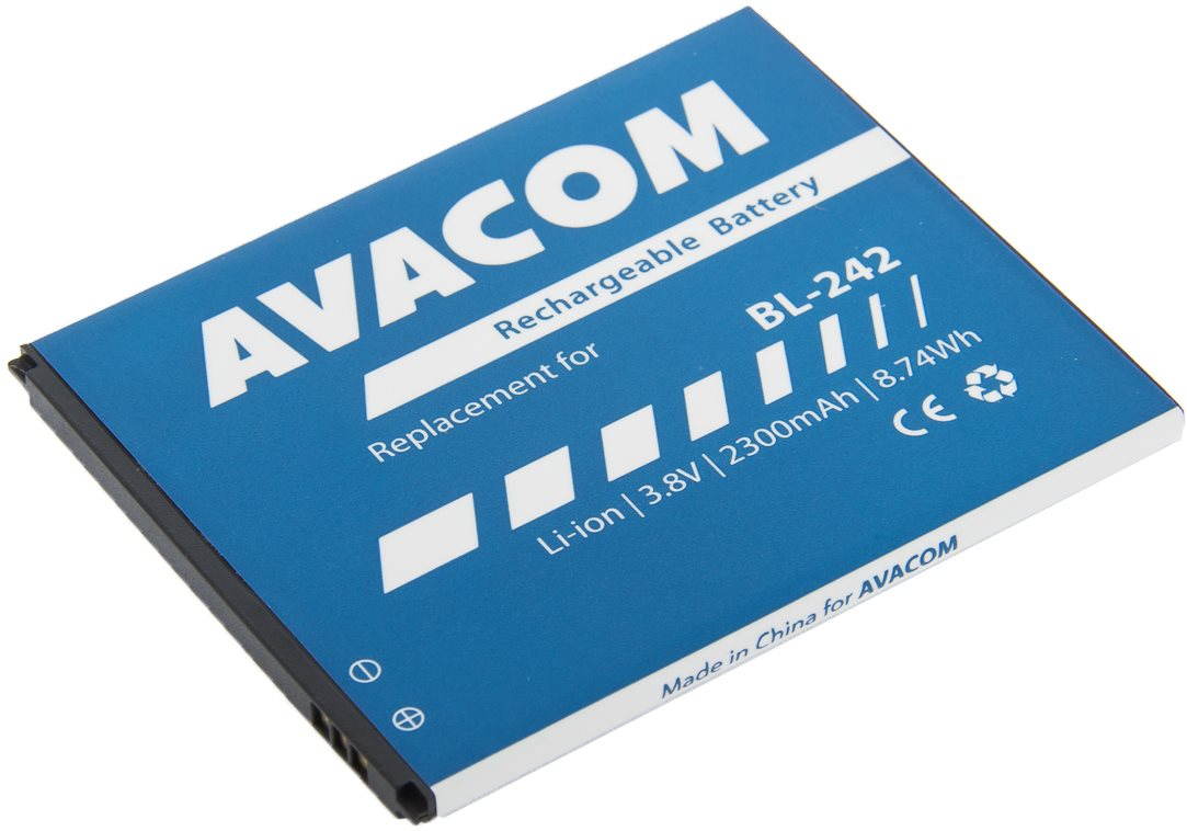 AVACOM - Lenovo A6000 Li-Ion 3.8V 2300mAh (BL242 helyett)