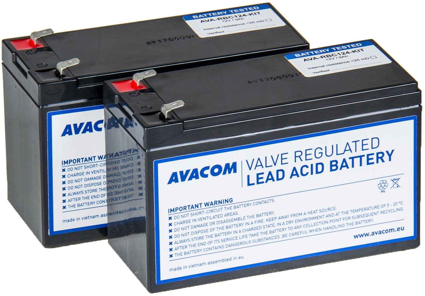 Avacom Akkumulátor felújító készlet RBC124 (2 db akkumulátor)