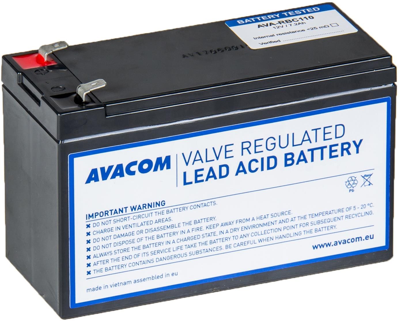 Avacom csere az RBC110 - UPS akkumulátorhoz