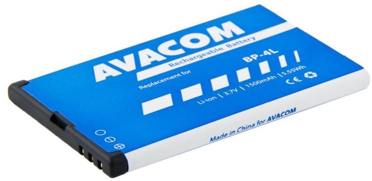 AVACOM akkumulátor Nokia E55, E52, E90 készülékekhez, Li-Ion 3,7V 1500mAh (BP-4L helyett)
