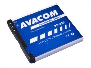 AVACOM akkumulátor Nokia N81, 6500 Slide készülékekhez, Li-Ion 3,7V 950mAh (BP-5M helyett)