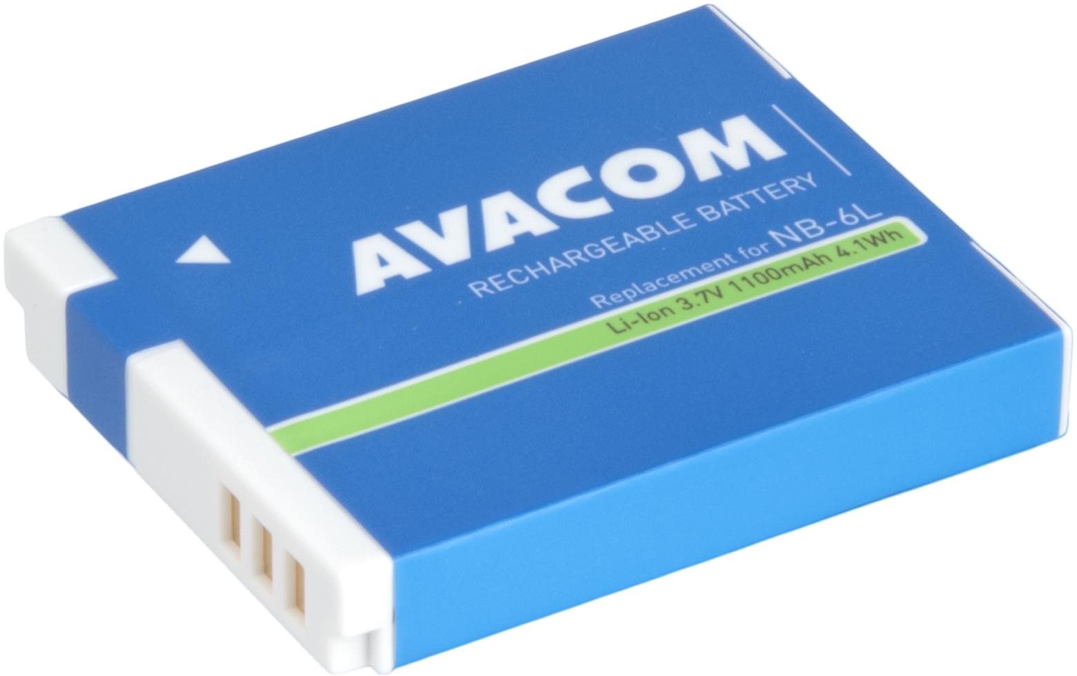 AVACOM akkumulátor a Canon NB-6L Li-Ion 3.7V 1100mAh 4.1Wh-hoz