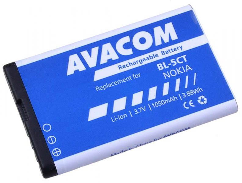 Avacom - Nokia 6303, 6730, C5, Li-Ion 3,7 V 1050 mAh (pót BL-5CT)