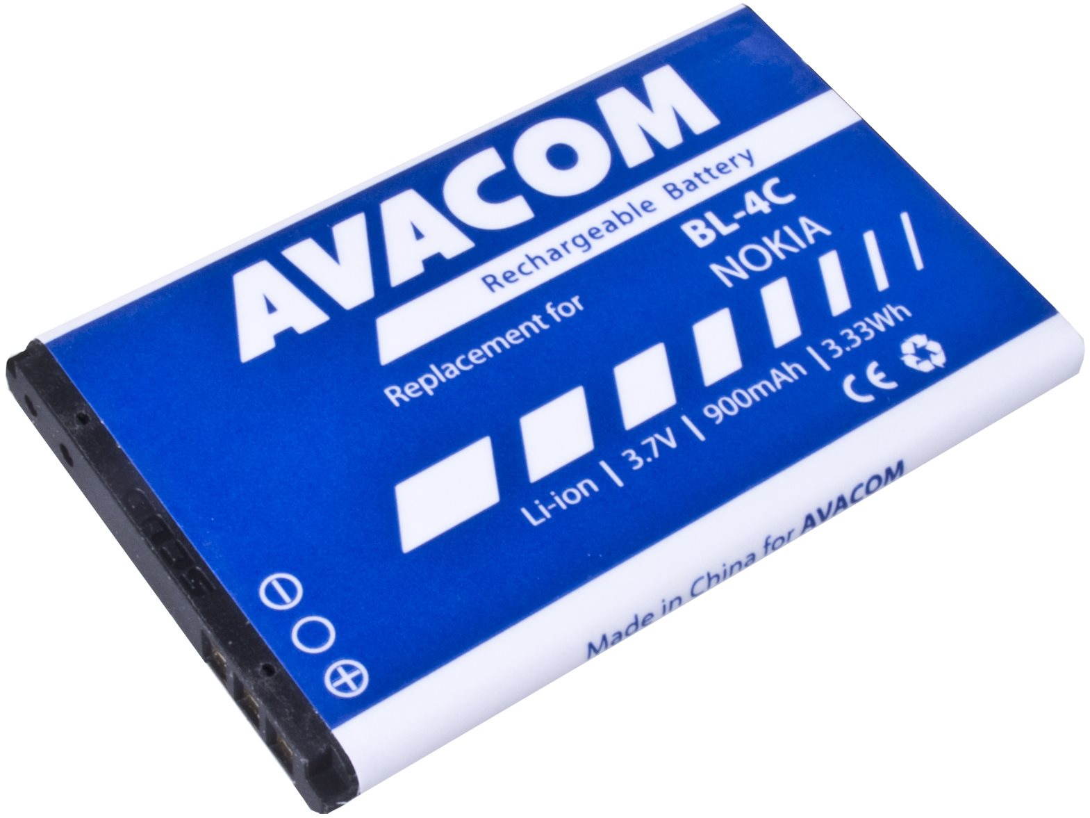 AVACOM Nokia 6300 Li-ion 3.7V 900mAh (BL-4C helyett)