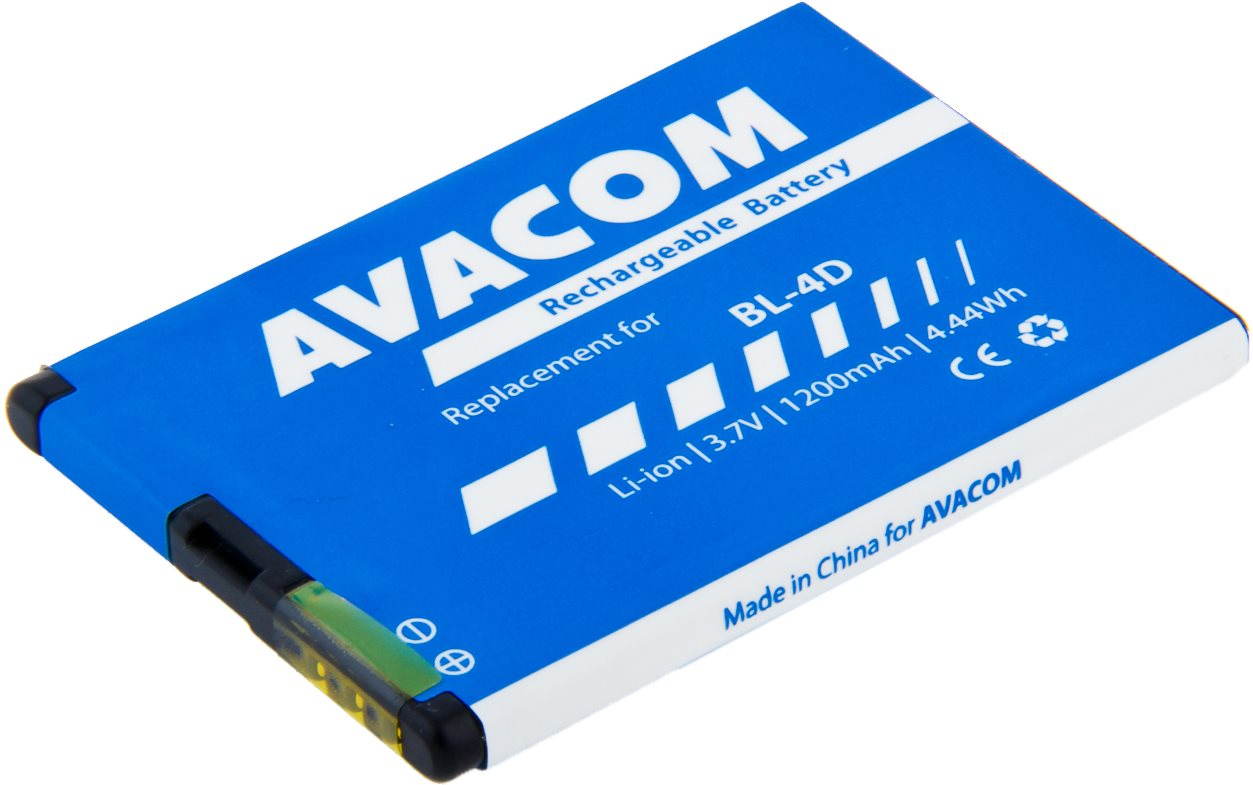 Avacom - Nokia N8, E7 Li-ion 3.7 V 1200 mAh (BL-4D helyett)