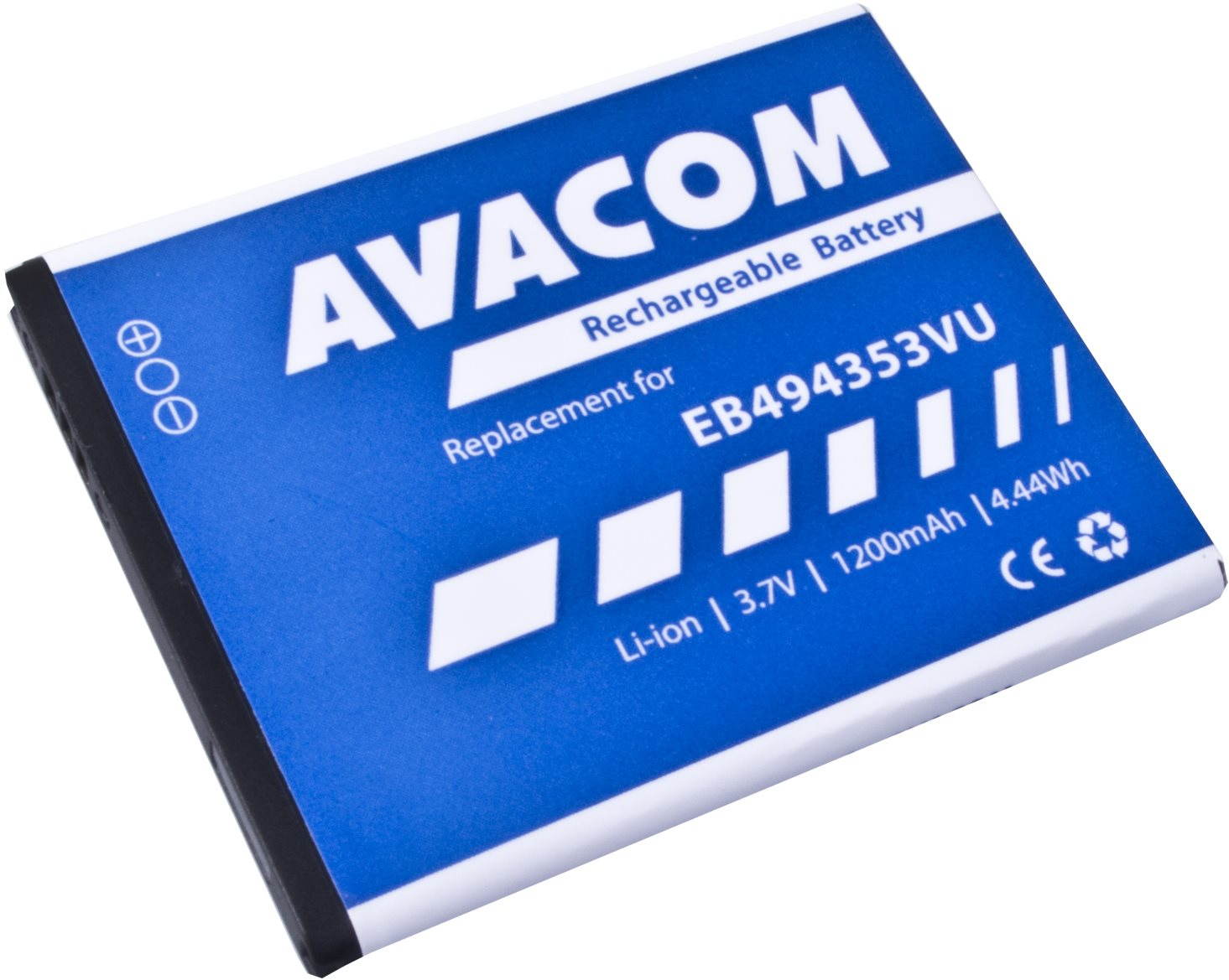 AVACOM Samsung EB494353VU helyett Li-ion 3,7V 1200mAh Galaxy GT-5570 minihez
