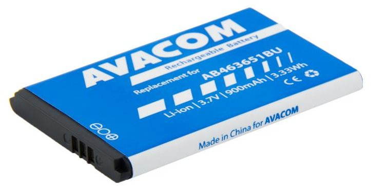AVACOM - Samsung B3410 Corby plus Li-Ion 3,7V 900mAh (AB463651BU helyett)