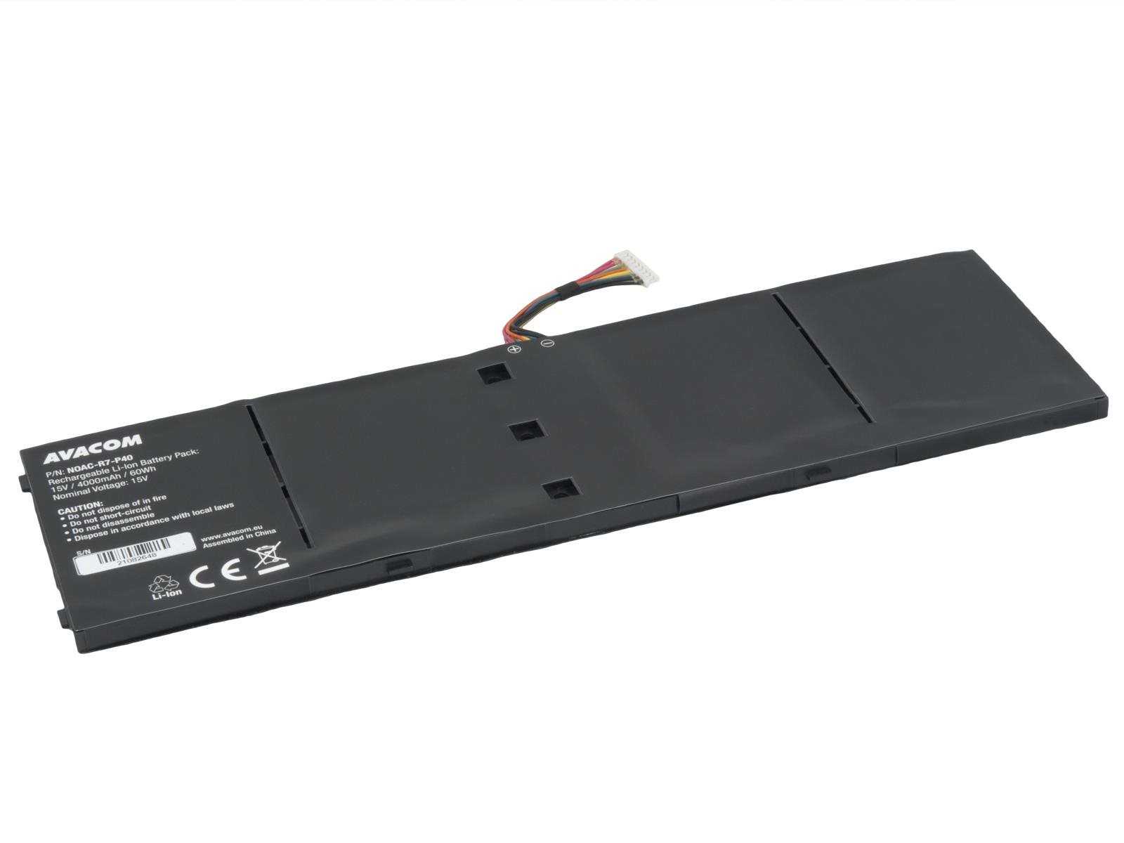 AVACOM az Acer Aspire R7 series készülékekhez Li-Pol, 15 V, 4000 mAh