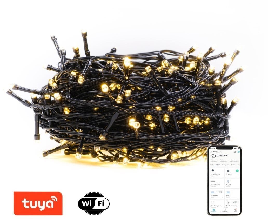 Immax NEO LITE karácsonyi LED okosvilágítás - 40 m füzér , 400 darab WW dióda, WiFi, TUYA