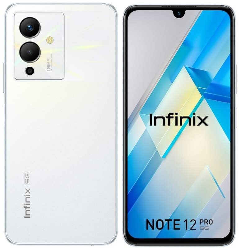 Infinix Note 12 PRO 5G 8 GB/128 GB fehér