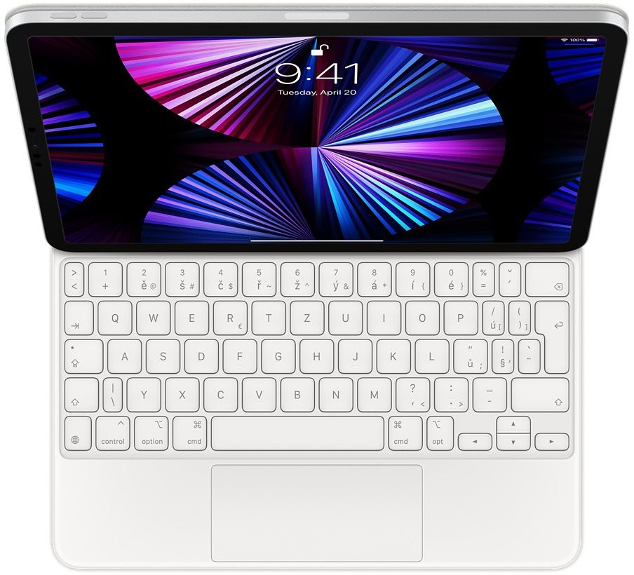Apple Magic Keyboard iPad Pro 11“ 2021 fehér - US English