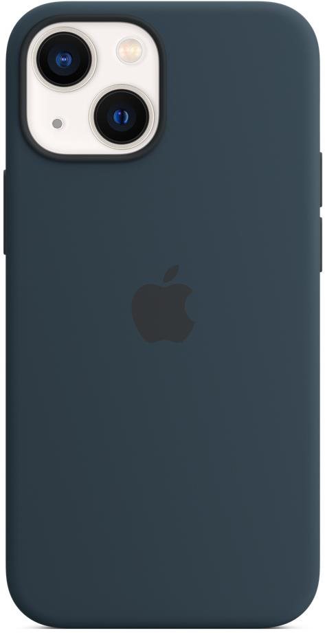 Apple iPhone 13 mini mélytengeri kék szilikon MagSafe tok