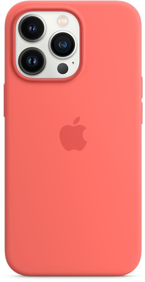 Apple iPhone 13 Pro Max pomelópink szilikon MagSafe tok