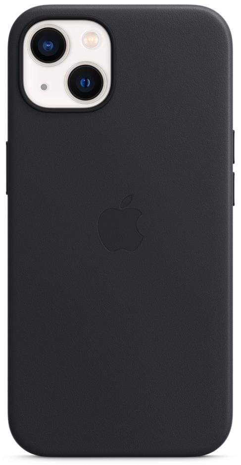 Apple iPhone 13 sötét tintakék bőr MagSafe tok