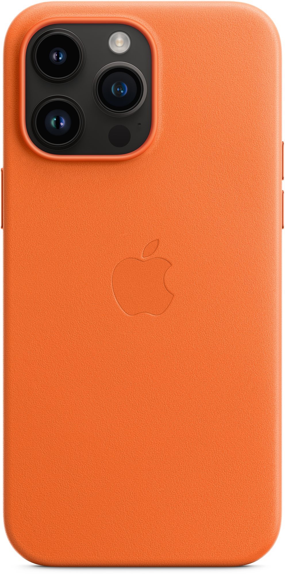Apple iPhone 14 Pro Max bőr tok MagSafe narancs
