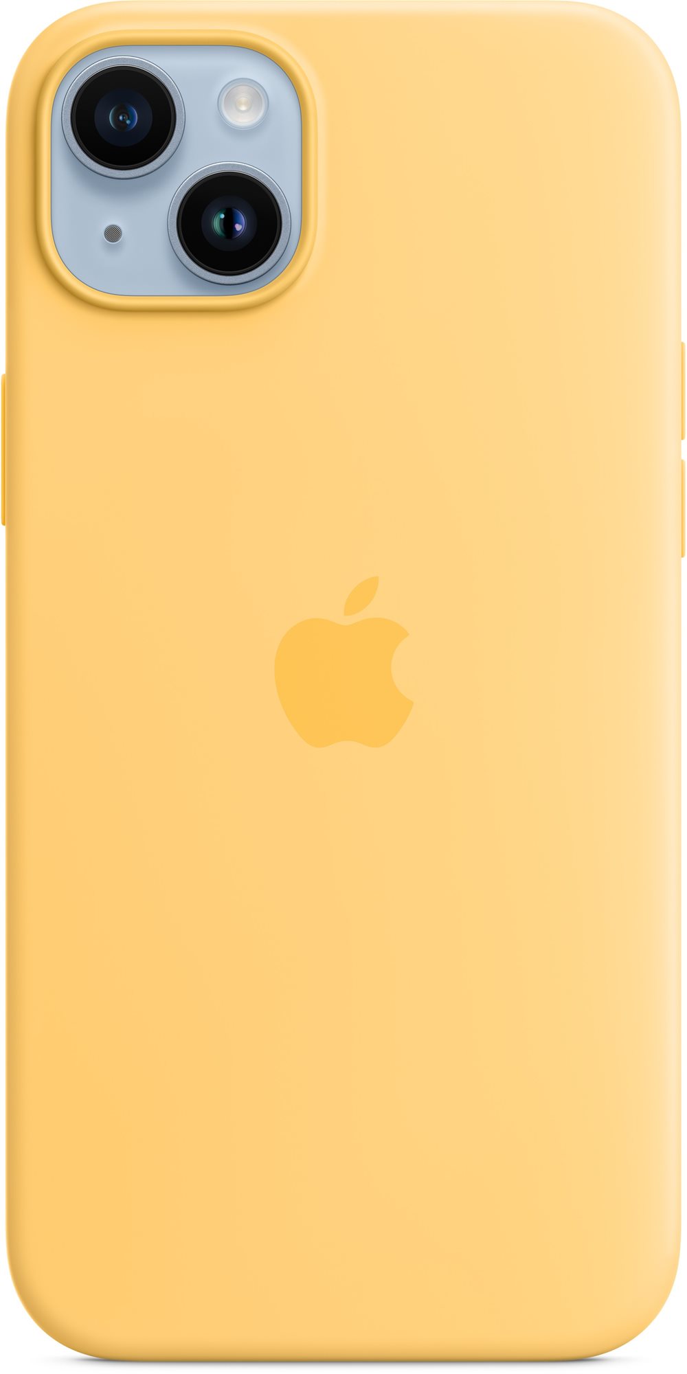 Apple iPhone 14 Plus szilikon tok MagSafe napsárga színnel