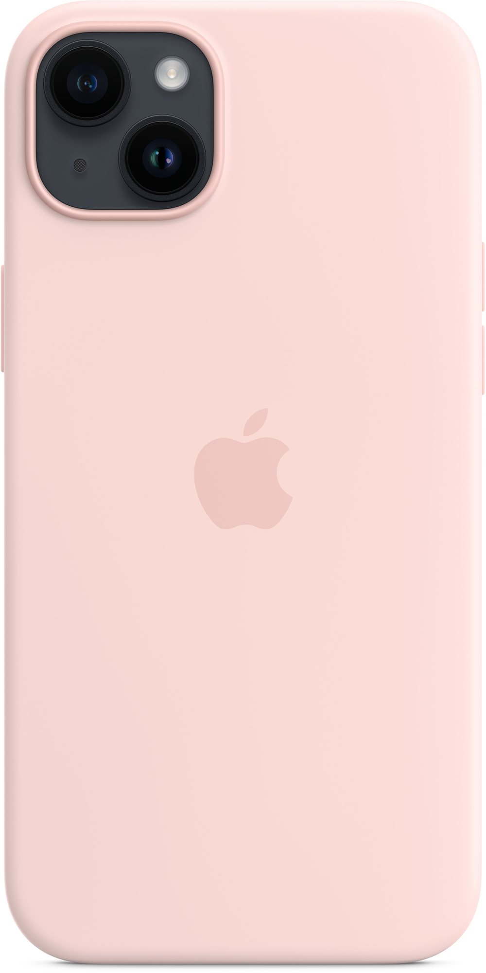 Apple iPhone 14 Plus szilikon borítás MagSafe krétarózsaszín