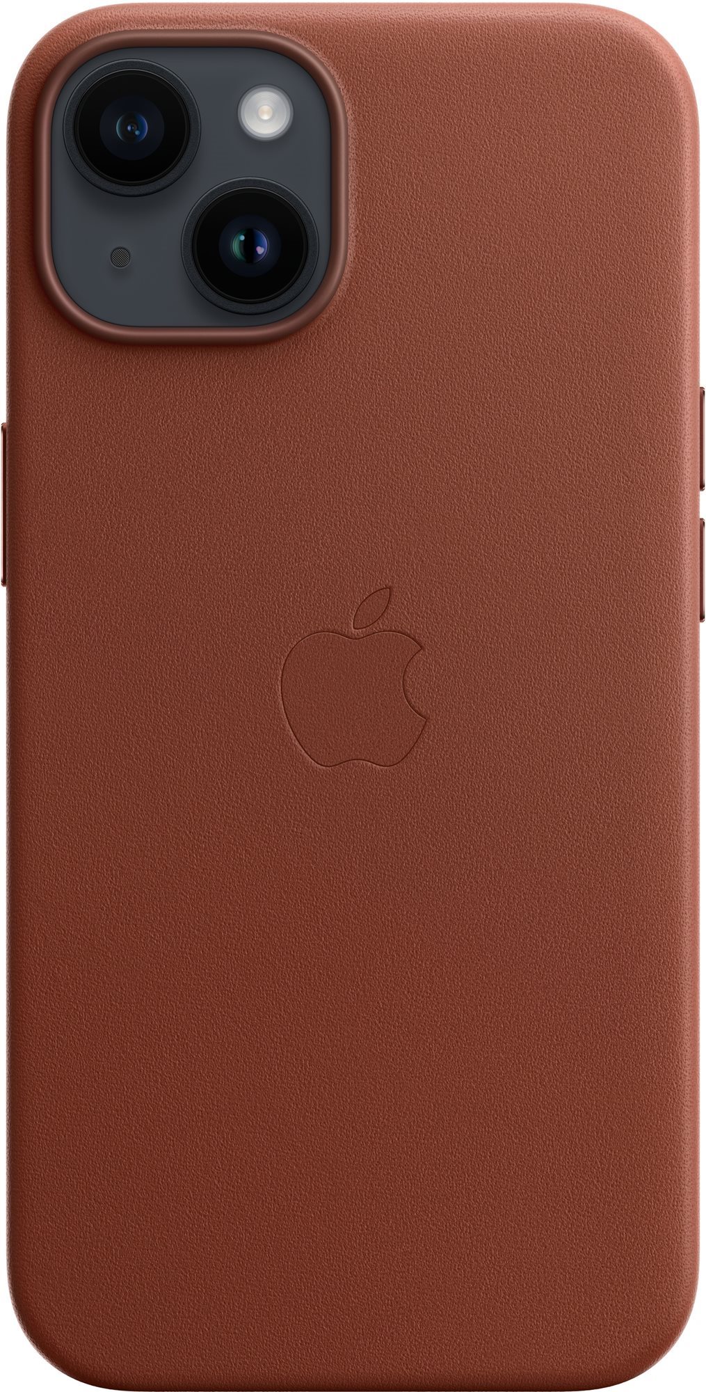 Apple iPhone 14 bőr tok MagSafe téglavörös