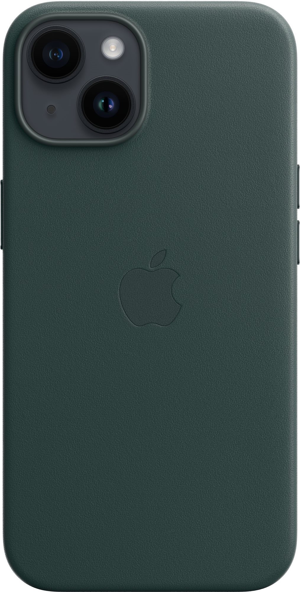 Apple MagSafe-rögzítésű iPhone 14-bőrtok – erdőzöld