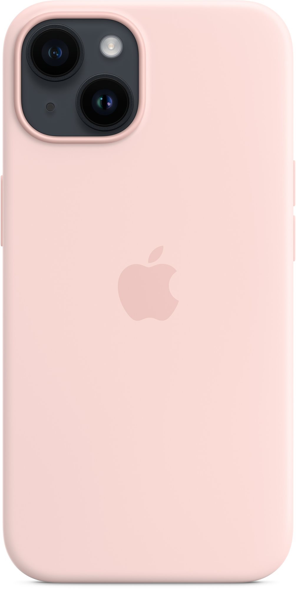 Apple MagSafe-rögzítésű iPhone 14-szilikontok – krétarózsaszín