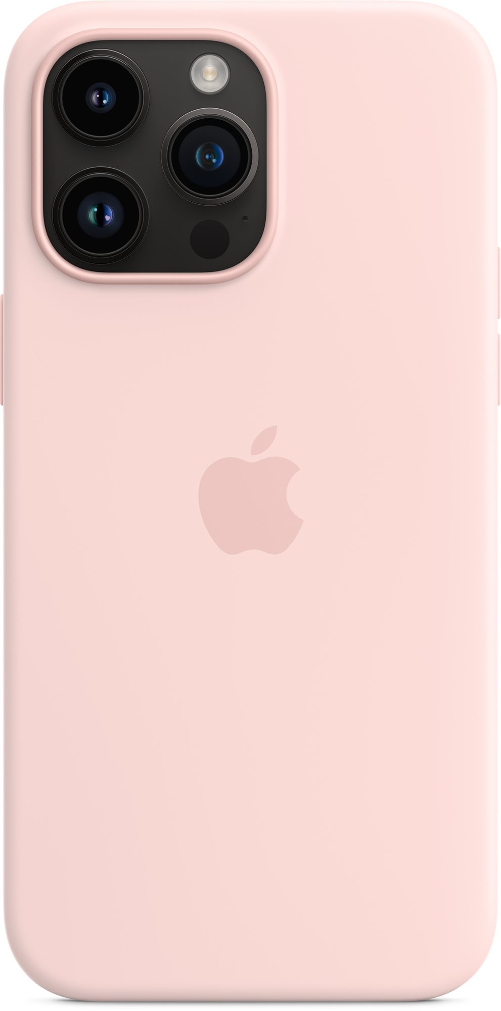 Apple MagSafe-rögzítésű iPhone 14 Pro Max-szilikontok – krétarózsaszín