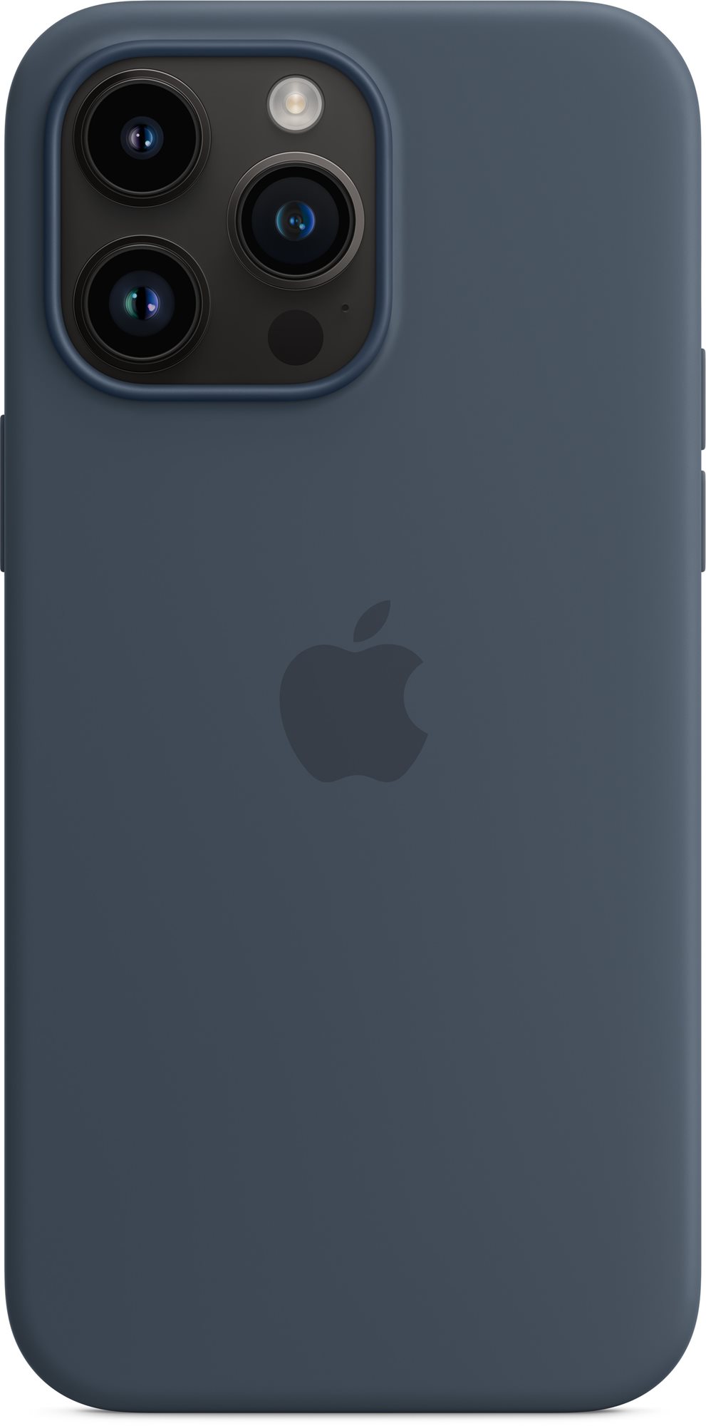 Apple MagSafe-rögzítésű iPhone 14 Pro Max-szilikontok – viharkék