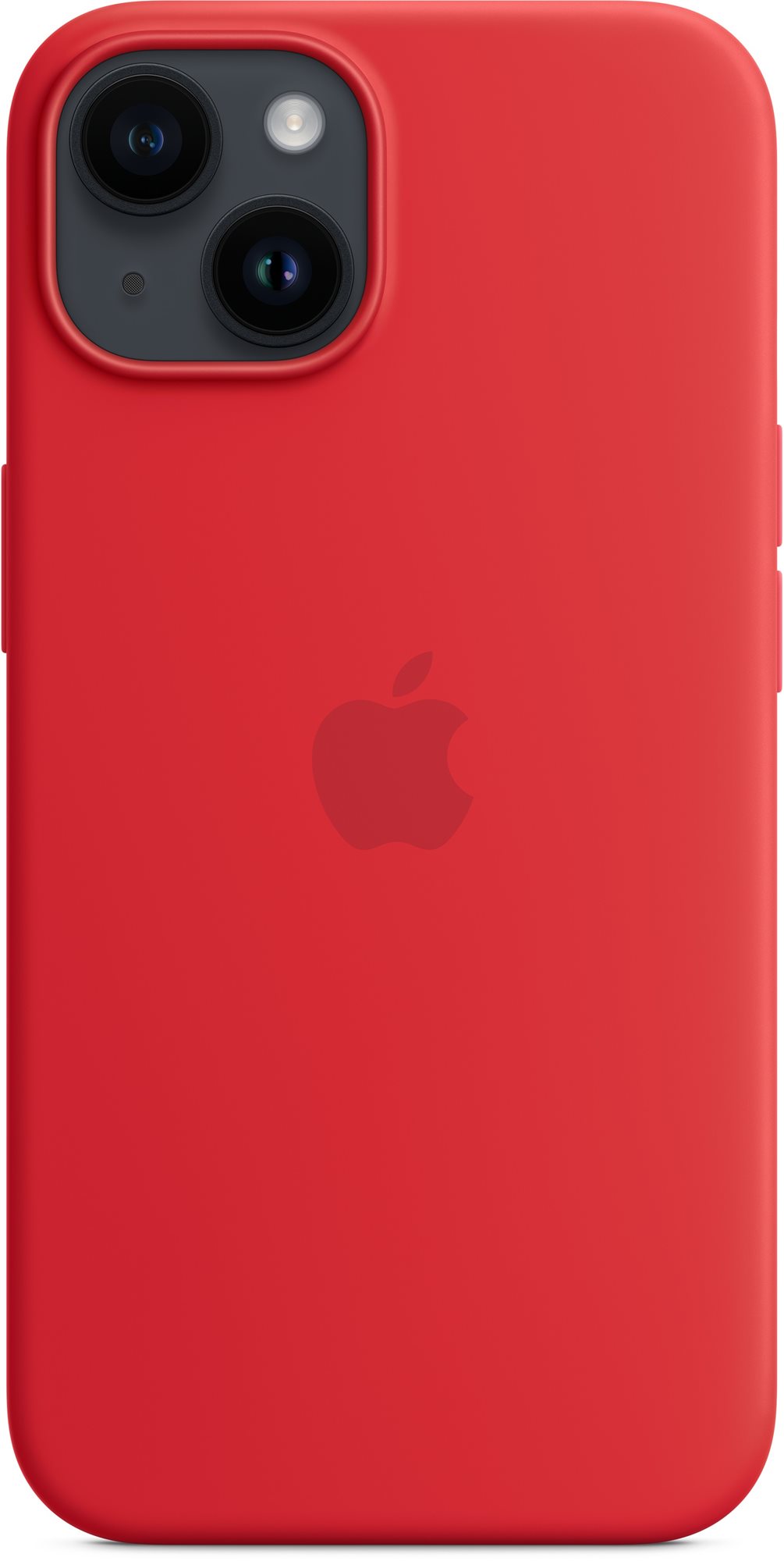 Apple MagSafe-rögzítésű iPhone 14-szilikontok – (PRODUCT)RED