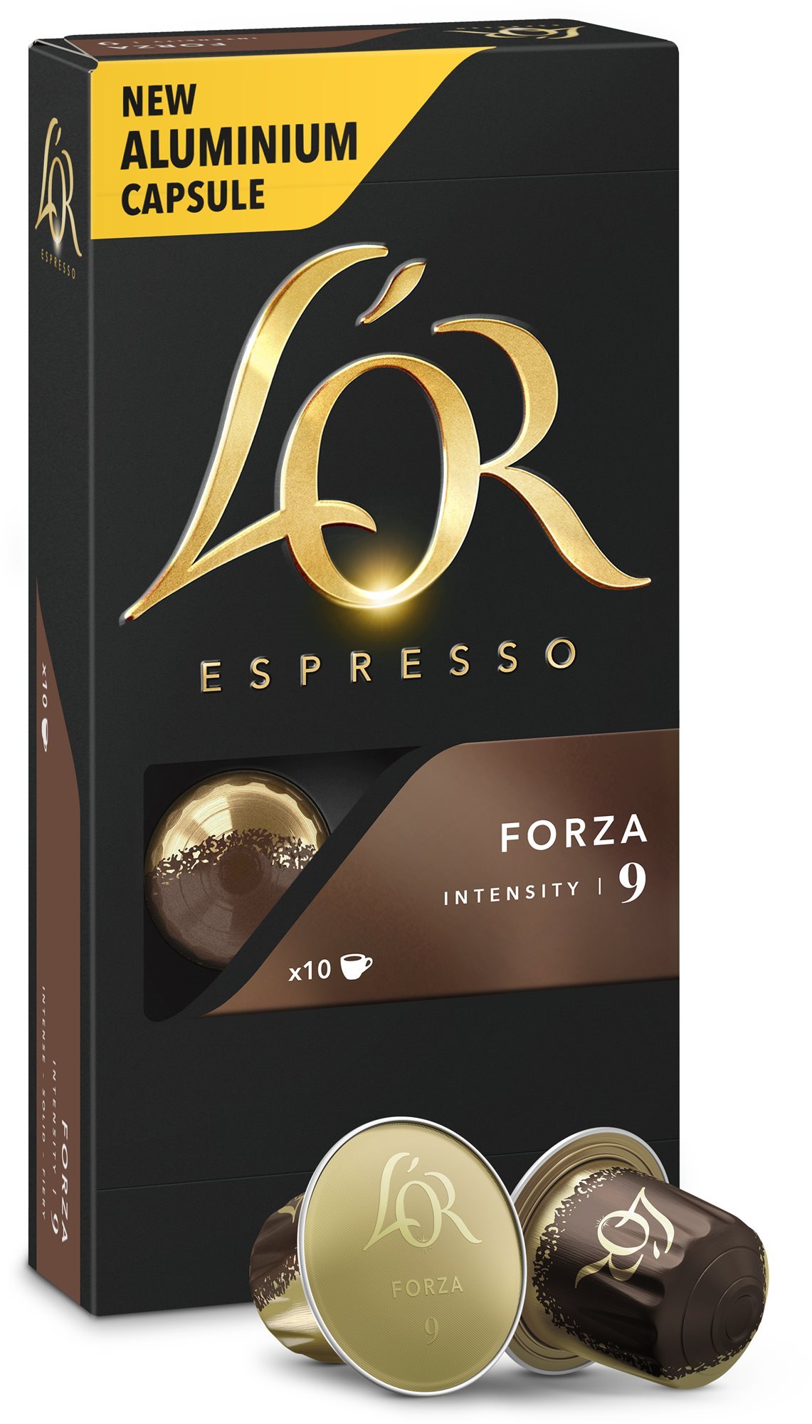 L'OR Espresso Forza 10 db, alumínium