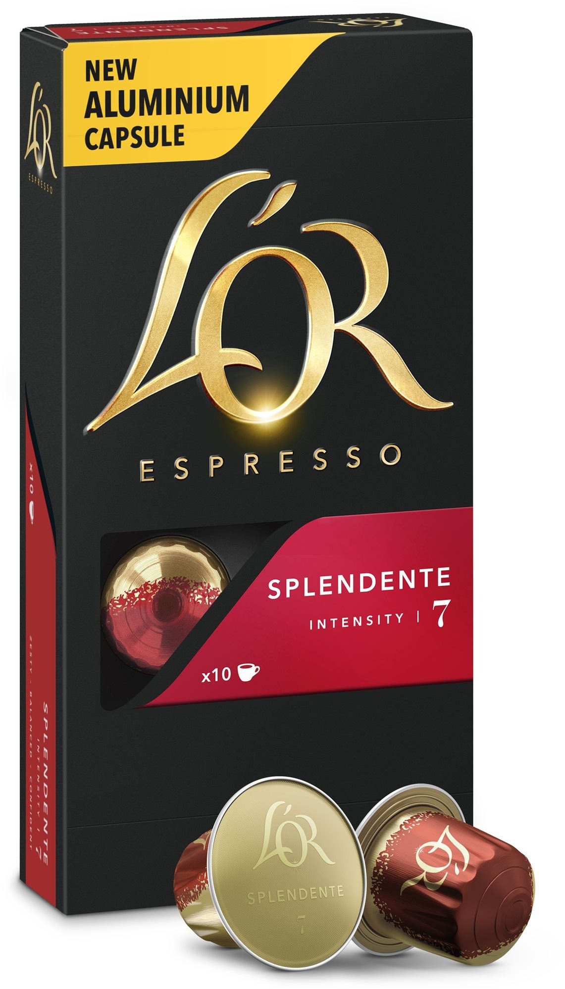 L'OR Espresso Splendente 10 darab, alumínium