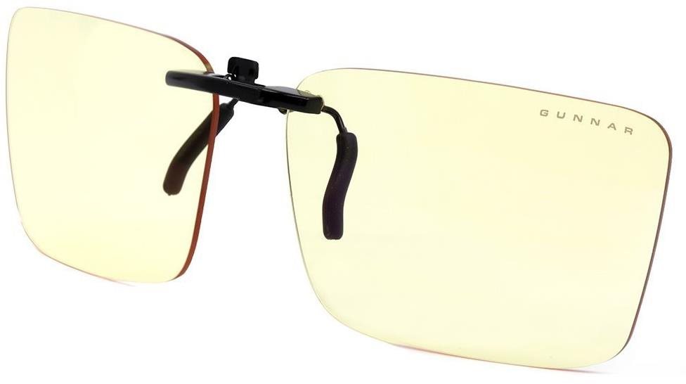 GUNNAR CLIP-ON Szemüveg előtét, borostyánszínű natural lencse
