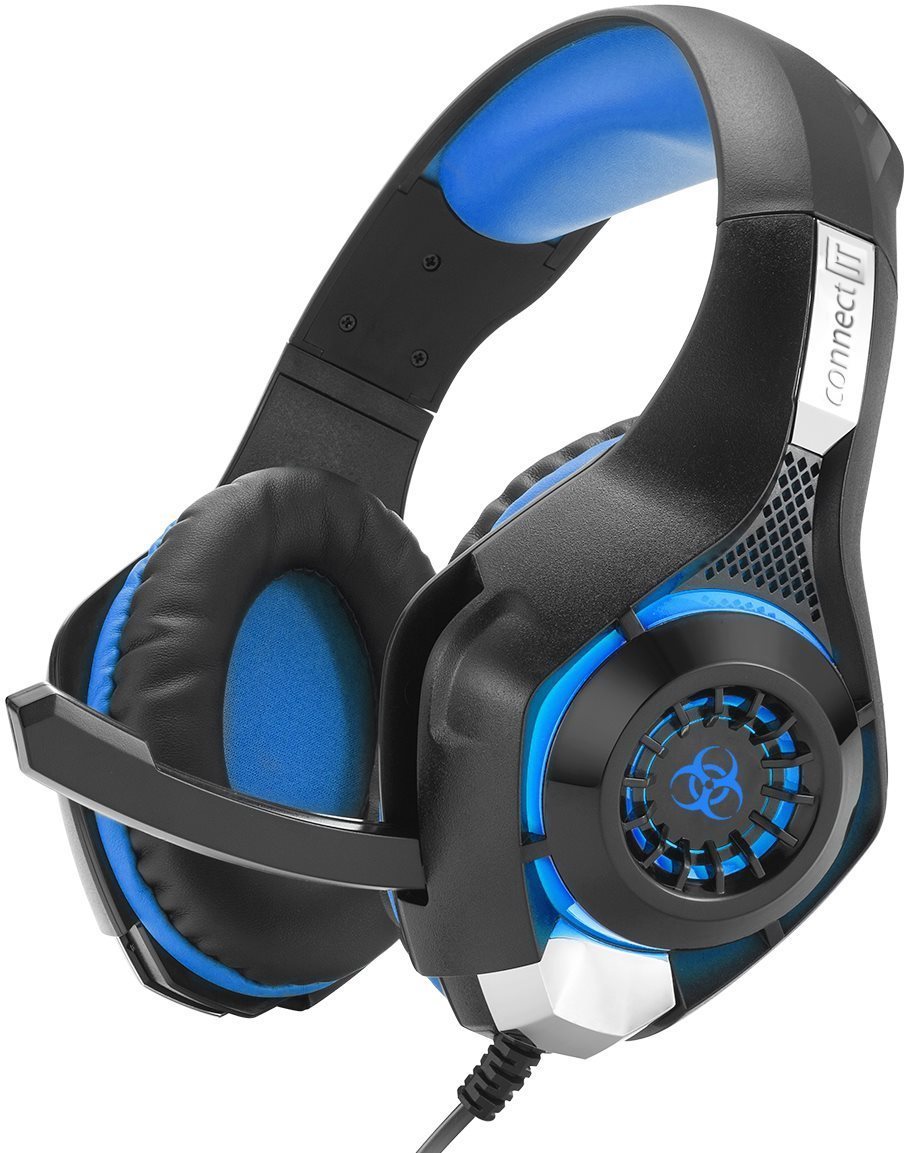 CONNECT IT CHP-4510-BL Gaming Headset BIOHAZARD kék