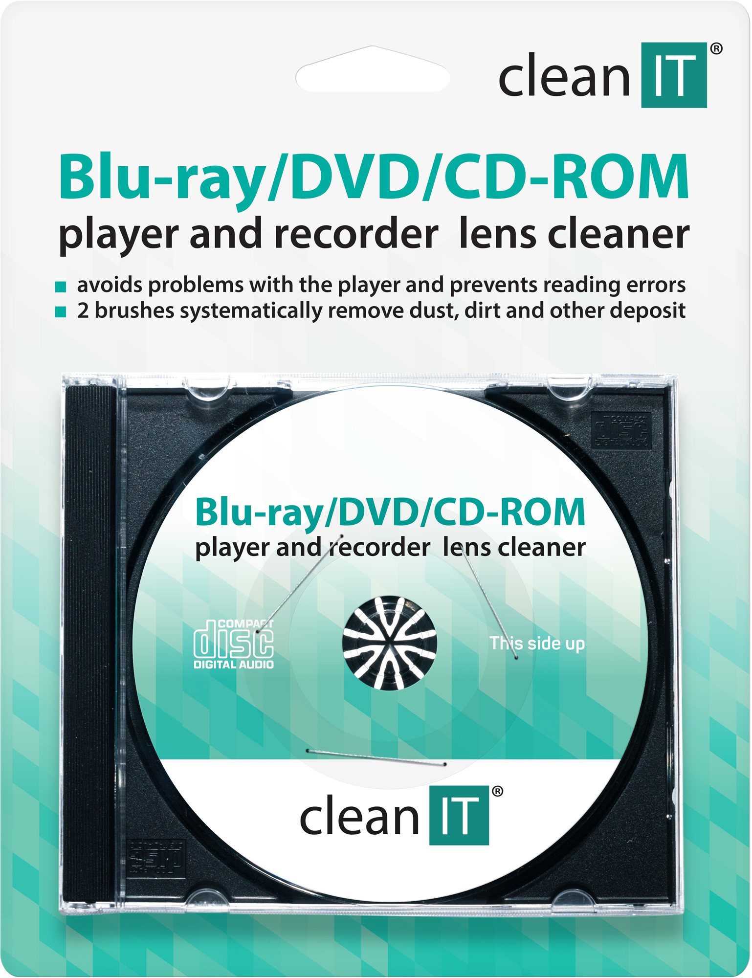 Tisztító CD CLEAN IT Brushes - Tisztító CD/DVD