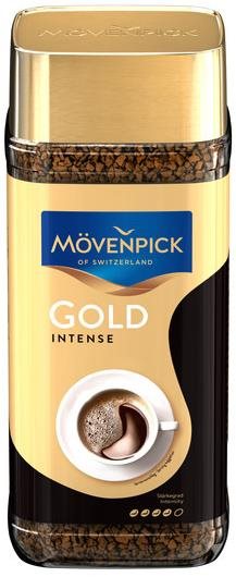 Kávé MÖVENPICK of SWITZERLAND GOLD Intense Instant 200 g