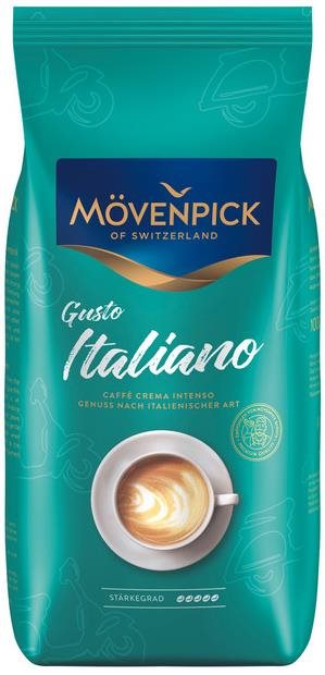 Kávé MÖVENPICK of SWITZERLAND CAFFE CREMA GUSTO ITALIANO 1000 g mag