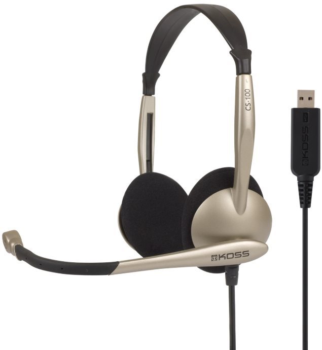 Fej-/fülhallgató Koss CS / 100 USB (24 hónap garancia)