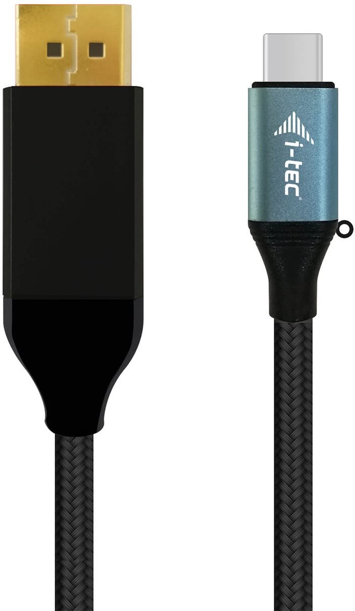 I-TEC USB-C DisplayPort video adapter 4K / 60Hz 200 cm-es kábellel