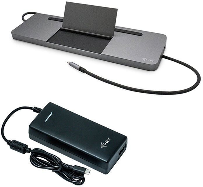 i-tec USB-C 4K 3x Display Docking Station, PD 85W + hálózati adapter 112W